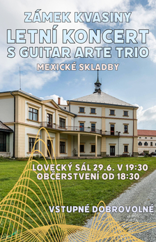 Letní koncert Guitar Arte Trio